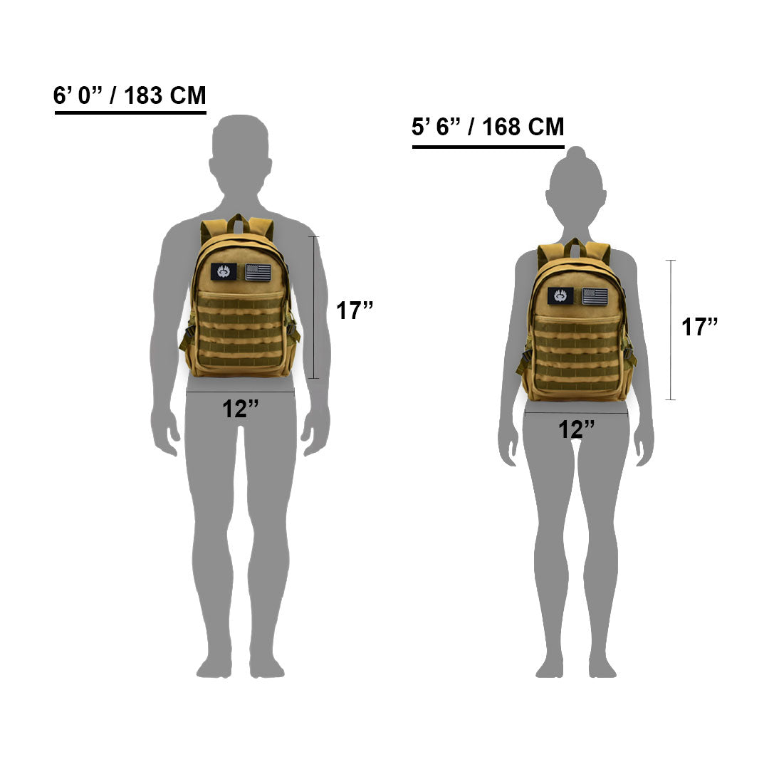 TORCH EDC Gear - 30L Backpack V2 | DESERT