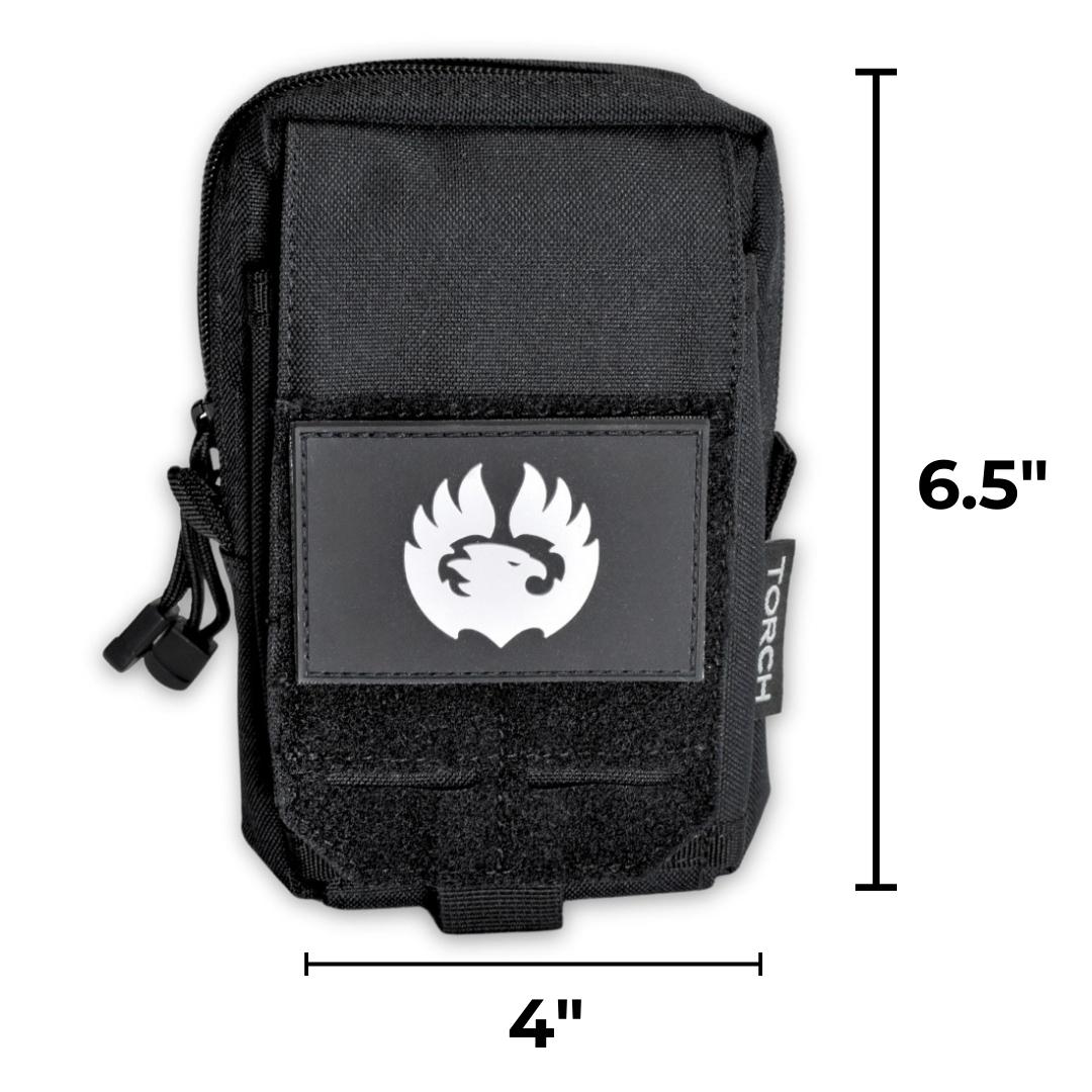 TORCH EDC Gear - Molle Admin Pouch | BLACK