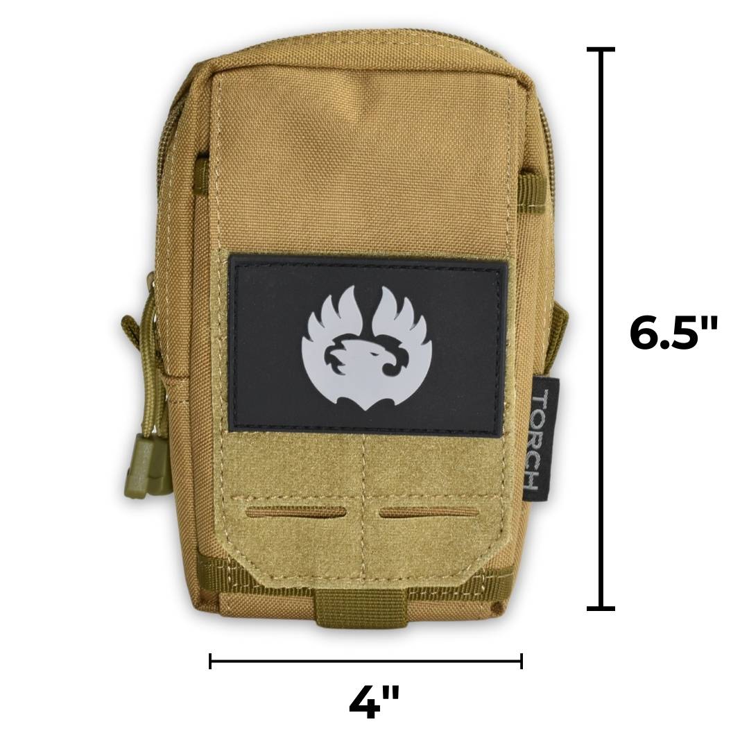 TORCH EDC Gear - Molle Admin Pouch | DESERT