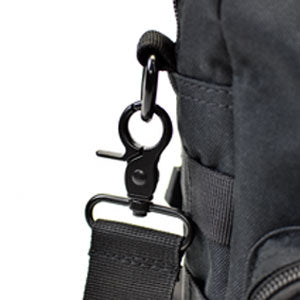 TORCH EDC Small Messenger Bag – MOLLE Utility Pack | BLACK