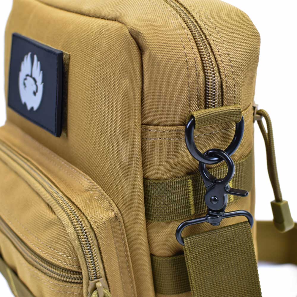 TORCH EDC Small Messenger Bag – MOLLE Utility Pack | DESERT