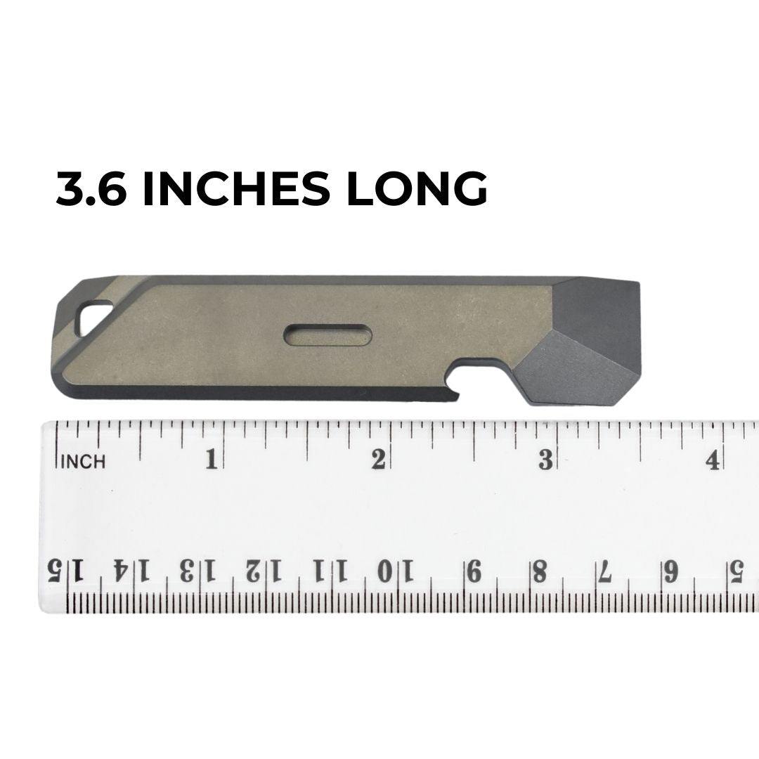 EDC Pry Bar Multitool Bottle Opener | TITANIUM