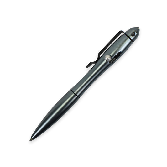 EDC Aluminum Bolt-Action Ballpoint Pen | SILVER