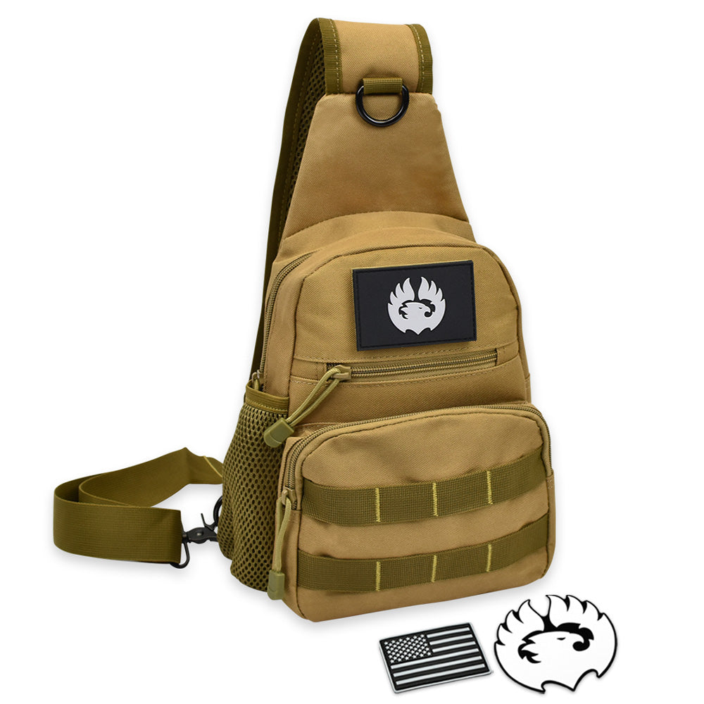 TORCH EDC Gear - Crossbody Chest Bag V2 | DESERT