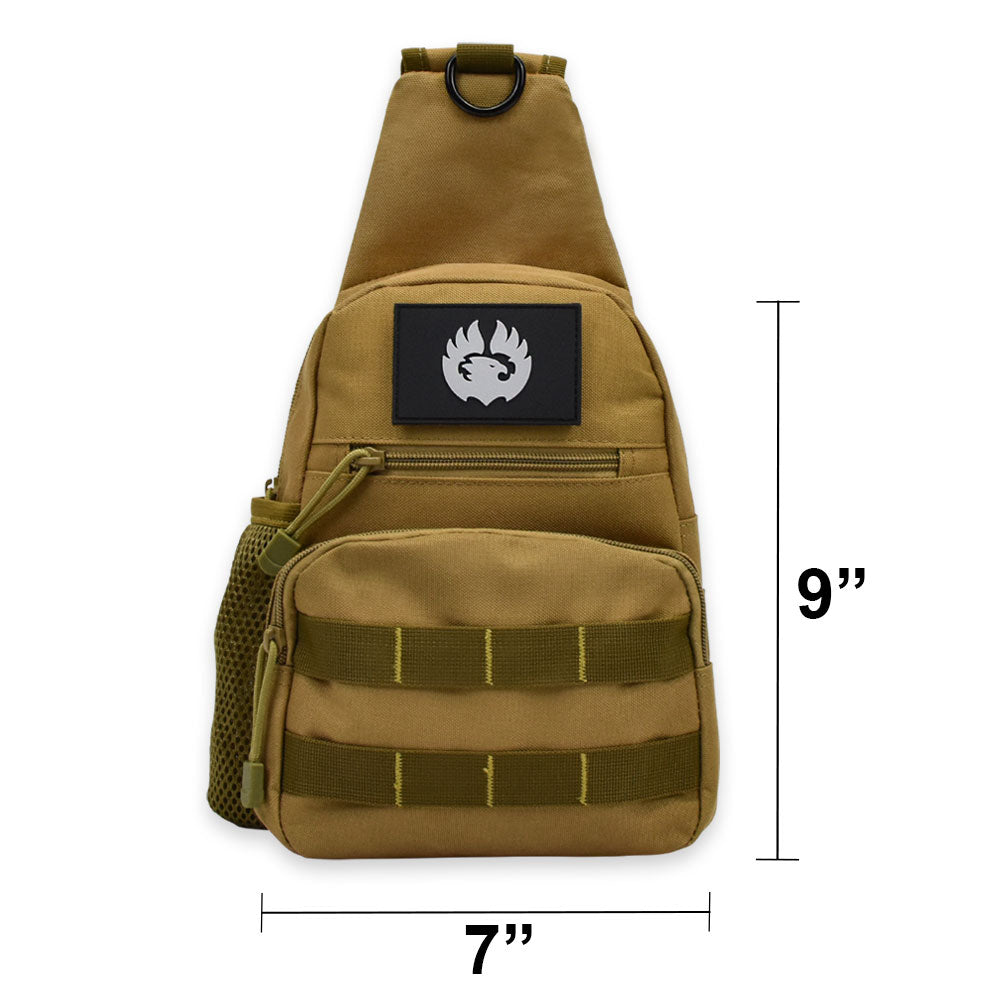 TORCH EDC Gear - Crossbody Chest Bag V2 | DESERT