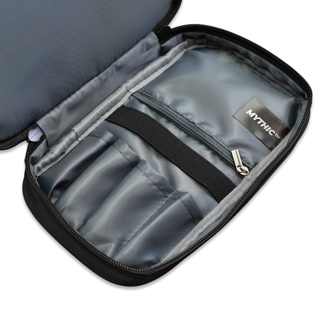MYTHIC Travel Toiletry Bag - Dopp Kit | BLACK