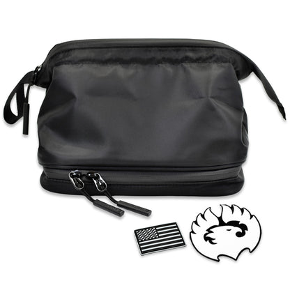 MYTHIC Travel Toiletry Bag - Dopp Kit | BLACK