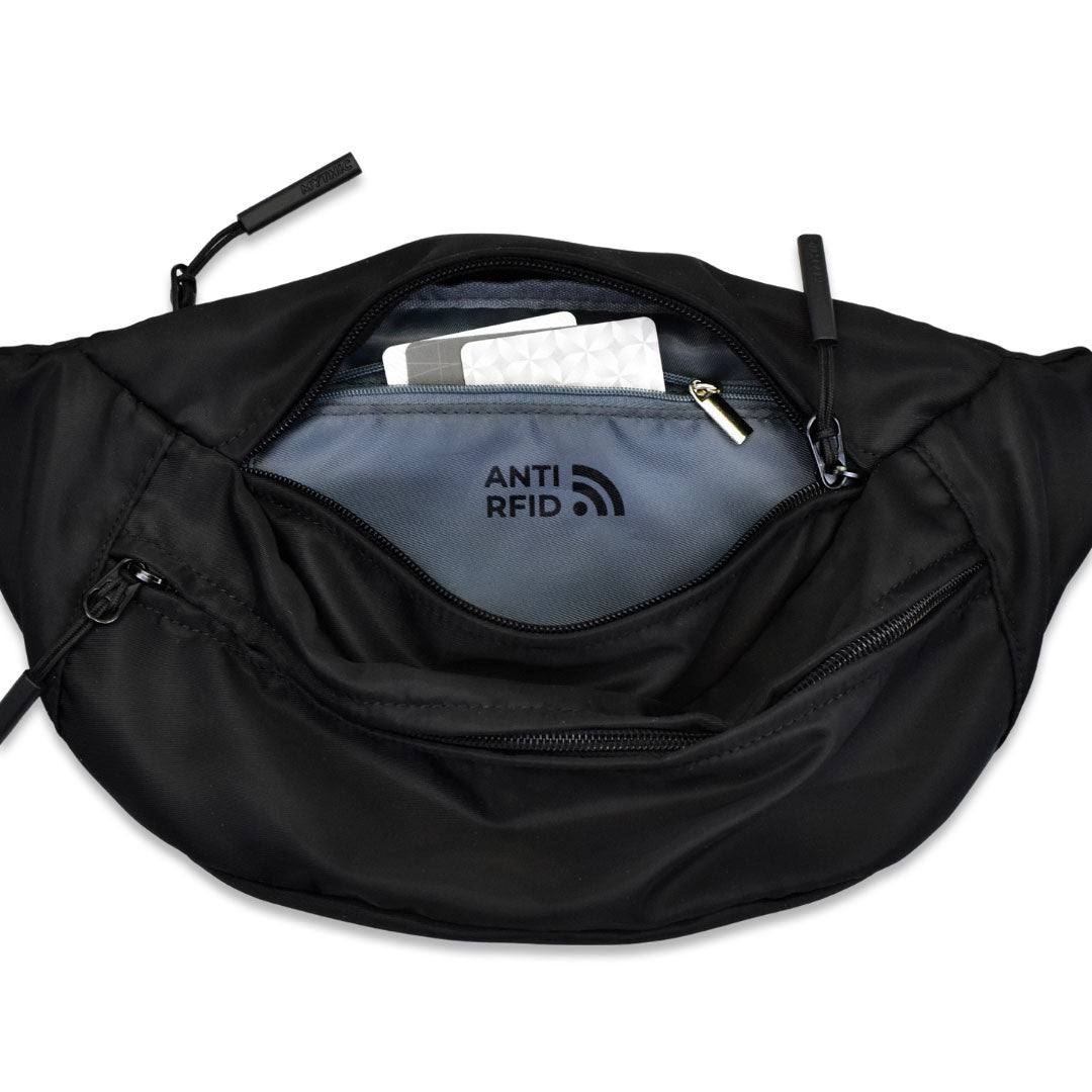MYTHIC Waist Pack – Travel Belt Bag | BLACK