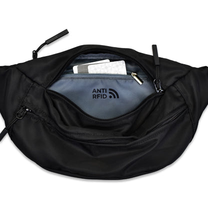 MYTHIC Waist Pack – Travel Belt Bag | BLACK