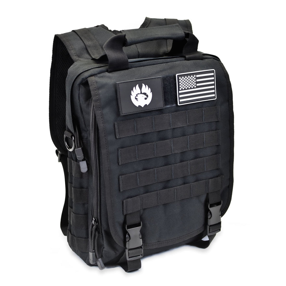 TORCH EDC Commuter Backpack V2 – MOLLE Daypack | BLACK – TORCH EDC Gear