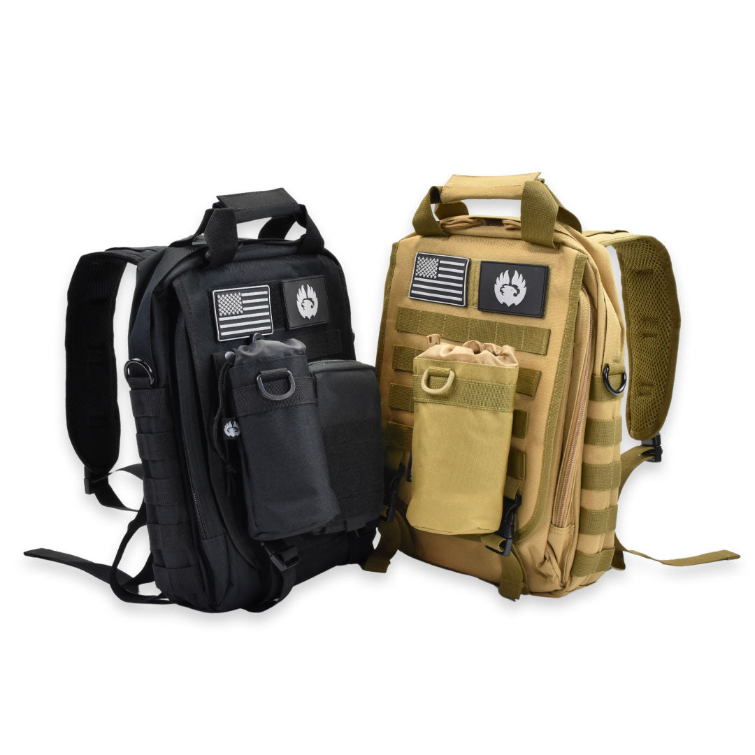 attach molle backpack and laptop backpack TORCH EDC MOLLE Water Bottle Holder – Hydration Pouch