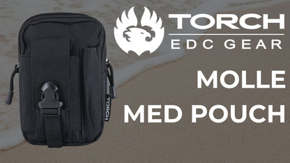 TORCH EDC Gear - Molle Medical Pouch | BLACK