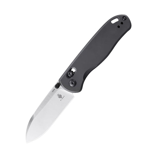 Kizer Drop Bear Clutch Lock Aluminum Gunmetal V3619C1 (2.97" Satin)